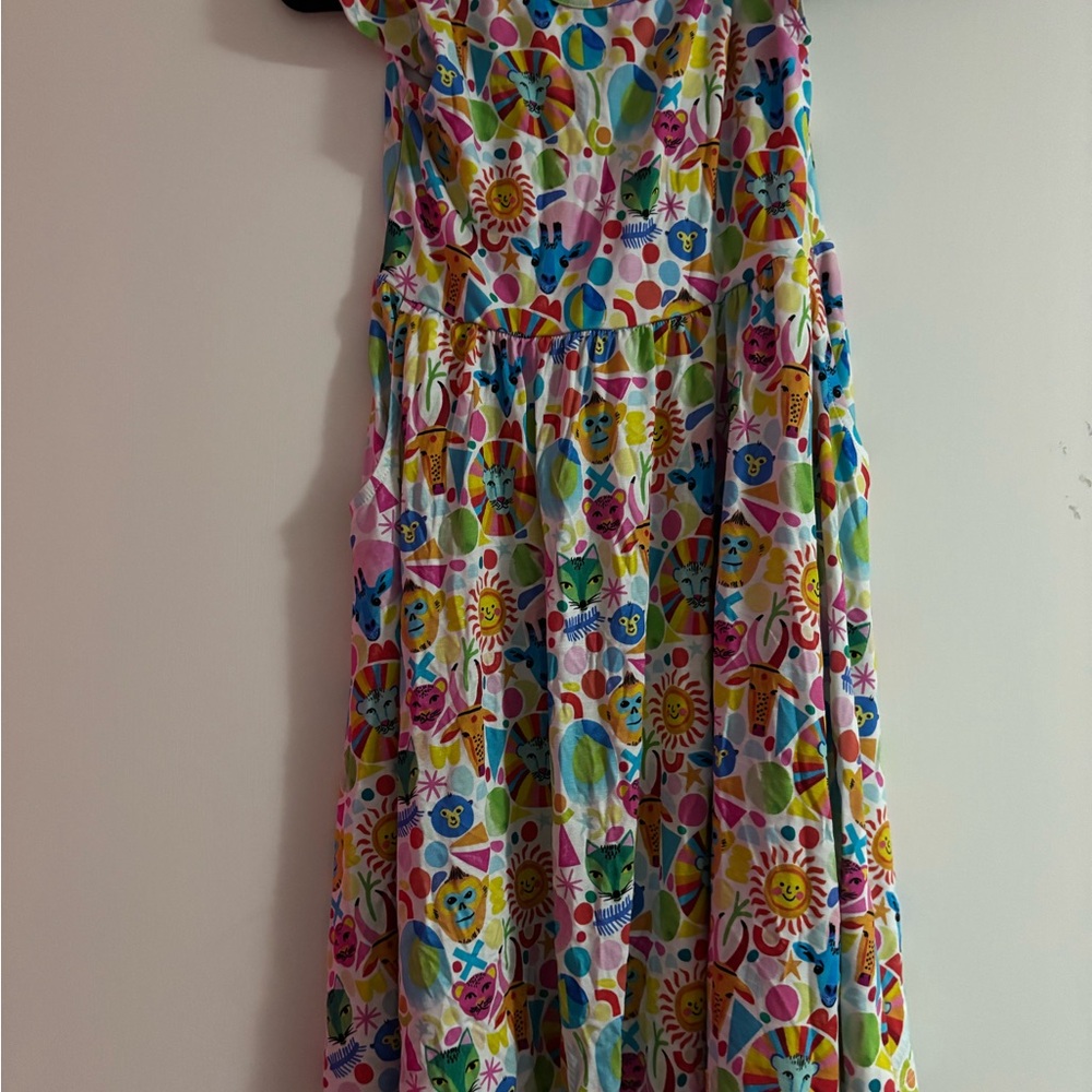 Colorful Floral Kids Dress